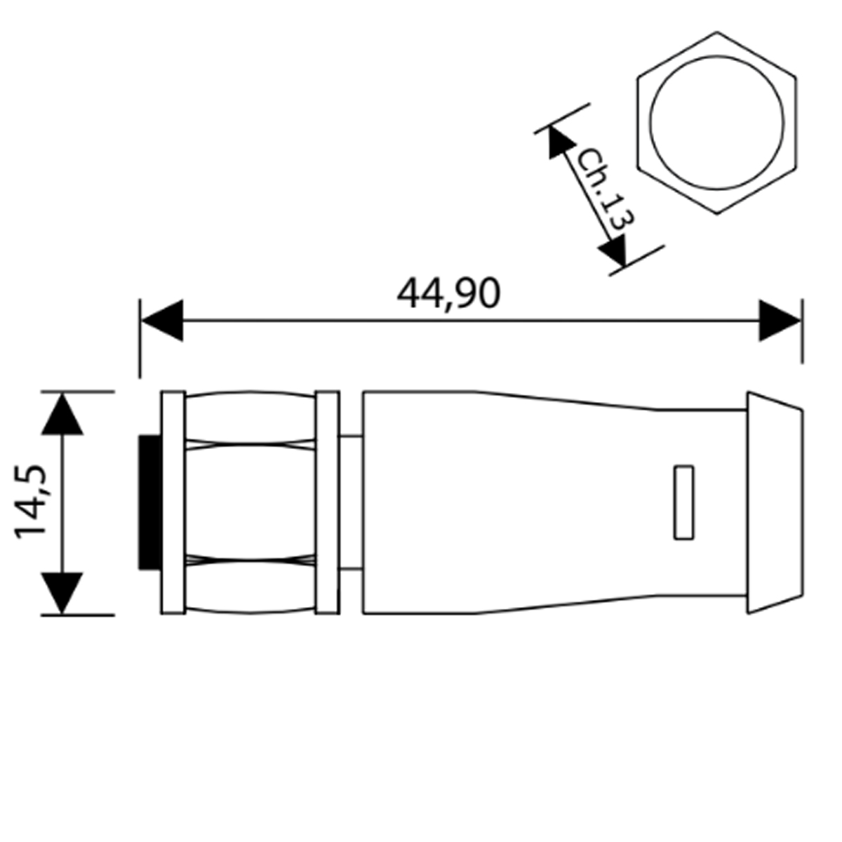 Connettori Elettrici Maschio Femmina